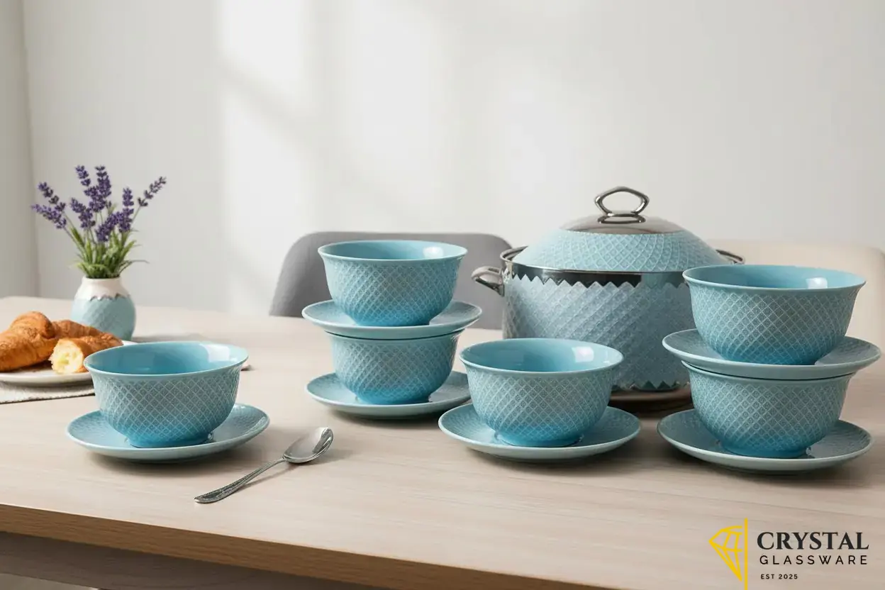 Porecaline Ware Soup Set/6 Person serving set